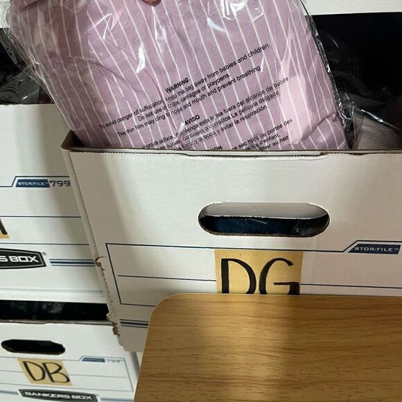 Duluth Trading Co Women’s Shirt size L Button Down Long sleeve Lavendar - Picture 14 of 14